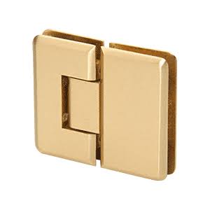 Satin Brass Glass-to-Glass Hinge C69272