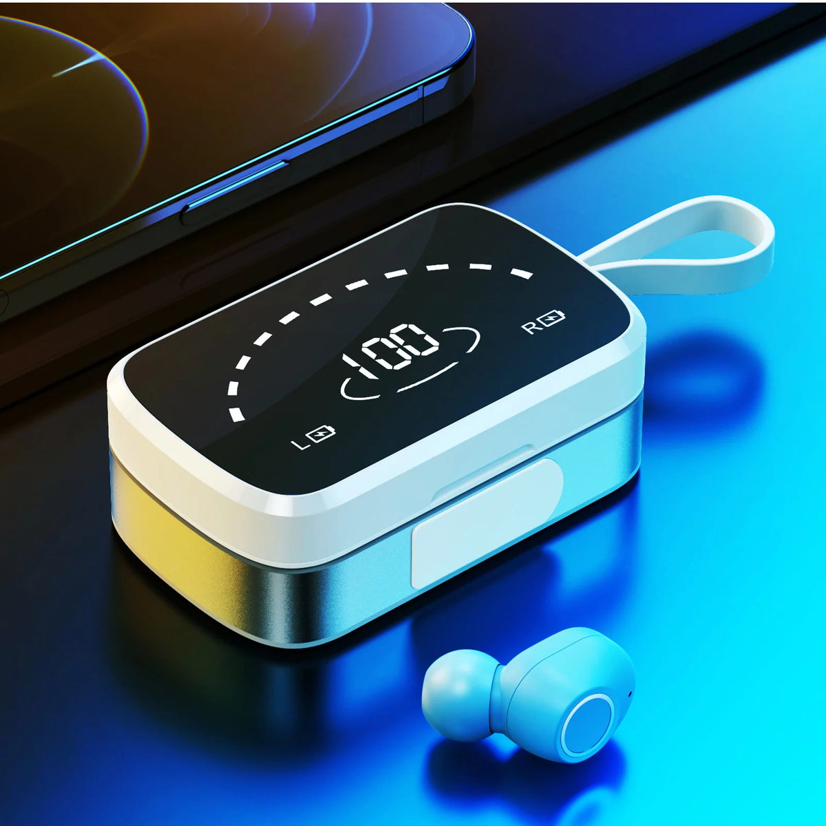 Wireless Earbuds Bluetooth Sport Headphones Charging Case O691229