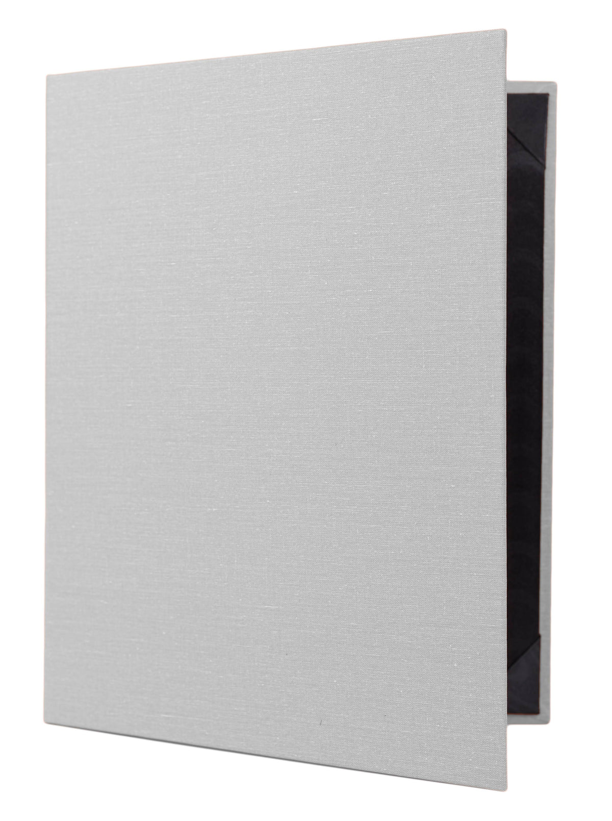 4 View Book Style Casebound Menu 5.5 x 8.5 Metallic Silver A95560