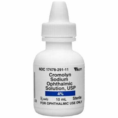 Cromolyn Sodium Ophthalmic Solution 4% 10mL P446629