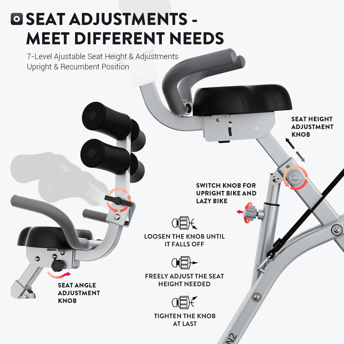 Foldable Magnetic Exercise Bike P17523