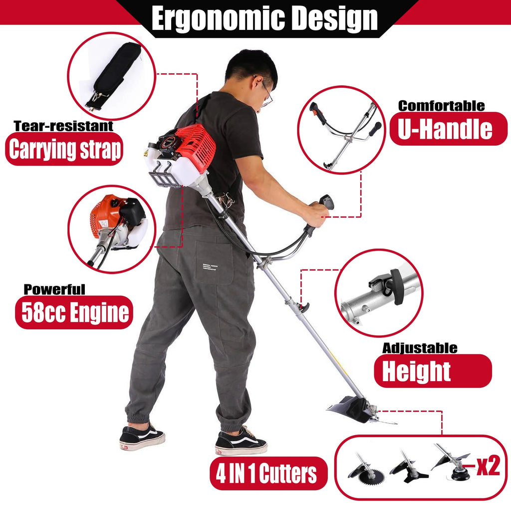 58CC Gas Powered String Trimmer H91127