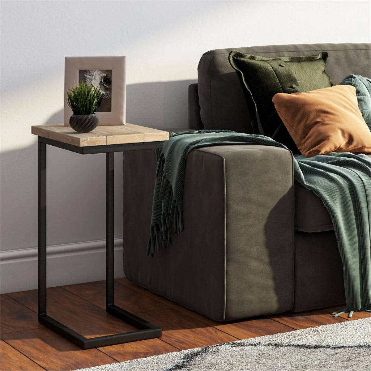 C-Shaped End Table Set D696055
