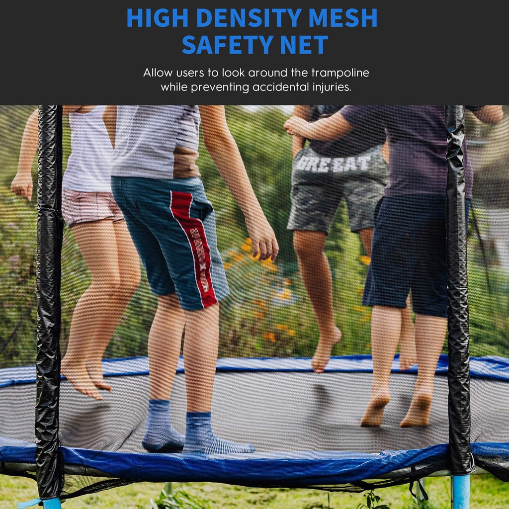 12FT Trampoline with Safety Enclosure Net and Ladder J588