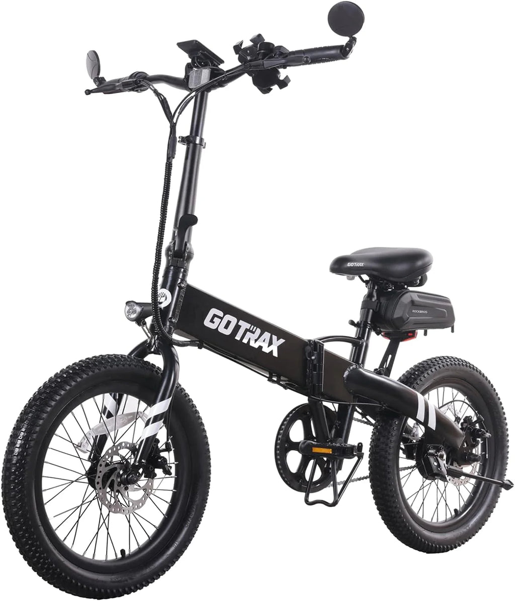 Folding Electric Bike 350W Motor Black I1418