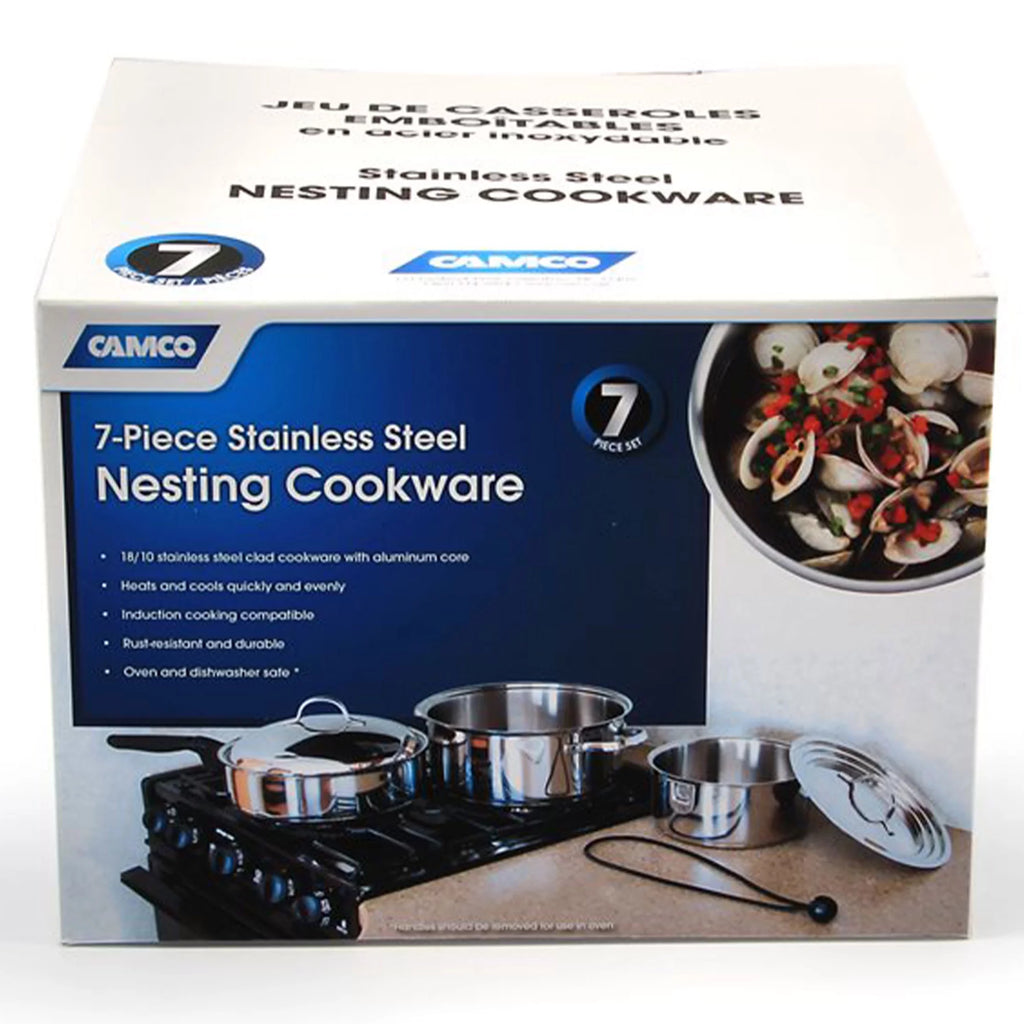 7 Piece Stainless Steel Cookware Set O280887