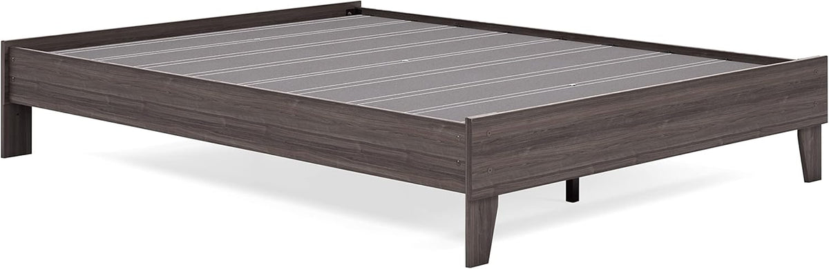 Full Mid-Century Modern Platform Bed R776