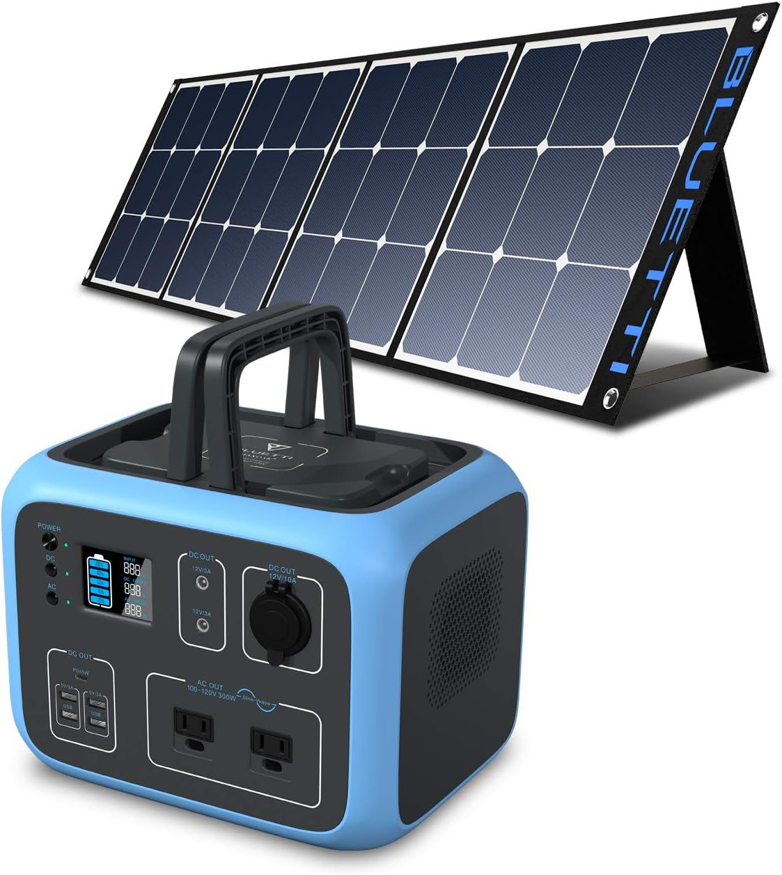 Portable Power Station with Solar Panel 500Wh Solar Generator Z240557