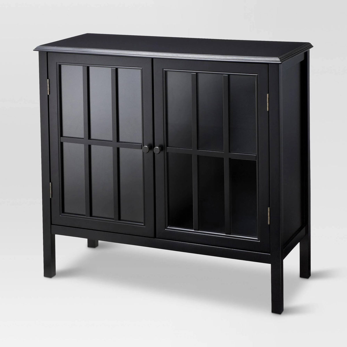 Black 2 Door Accent Cabinet C243476