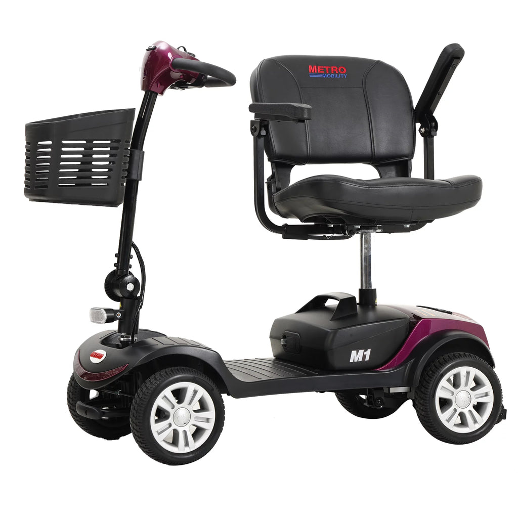 4 Wheels Compact Folding Mobility Scooter with Swivel Seat W67108