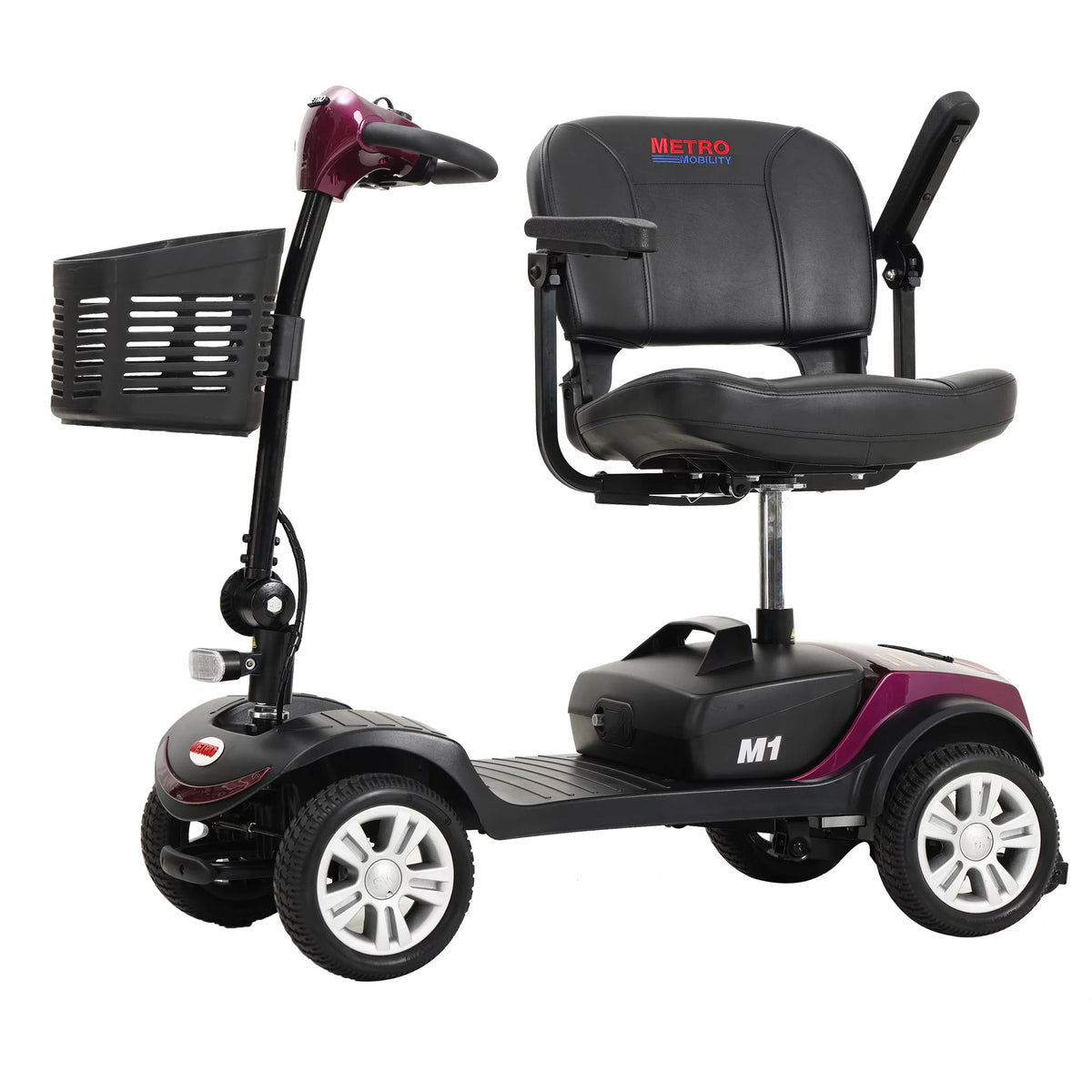 4 Wheels Compact Folding Mobility Scooter with Swivel Seat W67108