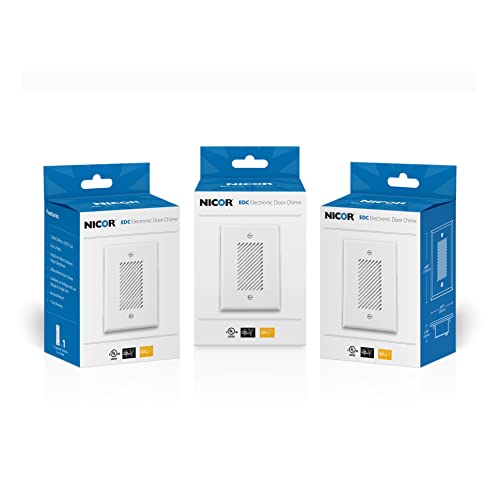 White Electronic Door Chime Kit F38411