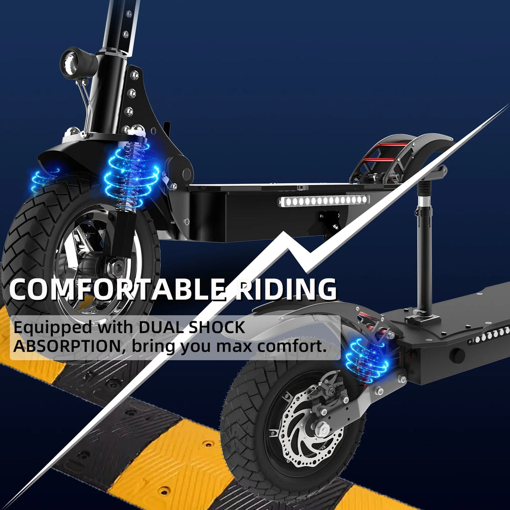 Electric Scooter 35 mph 40 Miles 1300W Foldable J935115