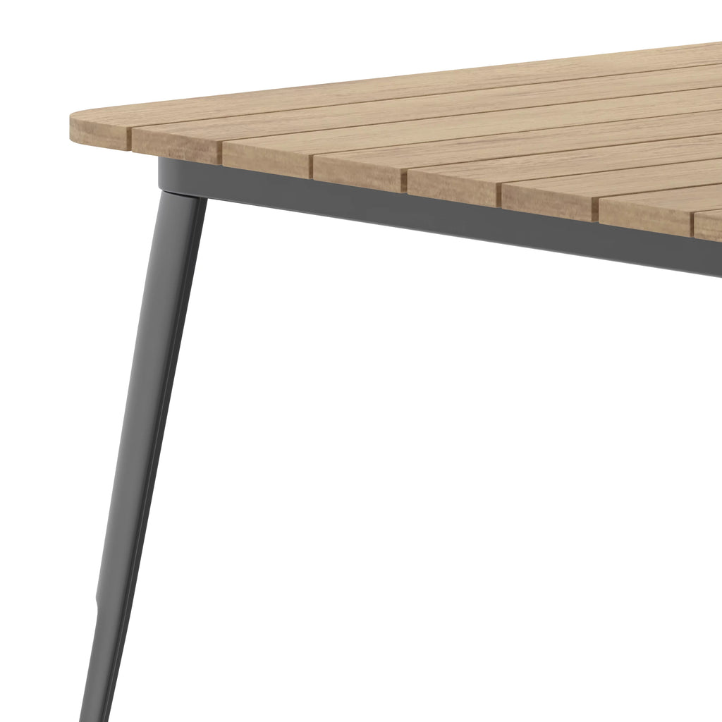 Indoor/Outdoor Dining Table with Umbrella Hole H49197