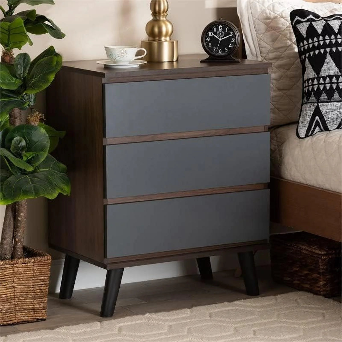 3-Drawer Wood Bedroom Chest P960834