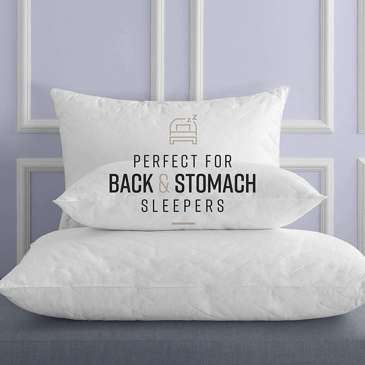 Hotel Quality 233 TC Cotton Gel Fiber Bed Pillow D70616