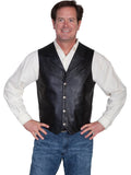 Mens Lambskin Lapel Vest C353557