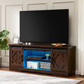 Brown TV Stand with Storage T1017