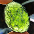 Green Moldavite Meteorite Impact Glass Rough Stone 1pcs I335