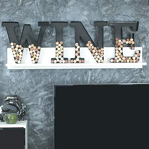 Metal Letter Wine Cork Holder E933167