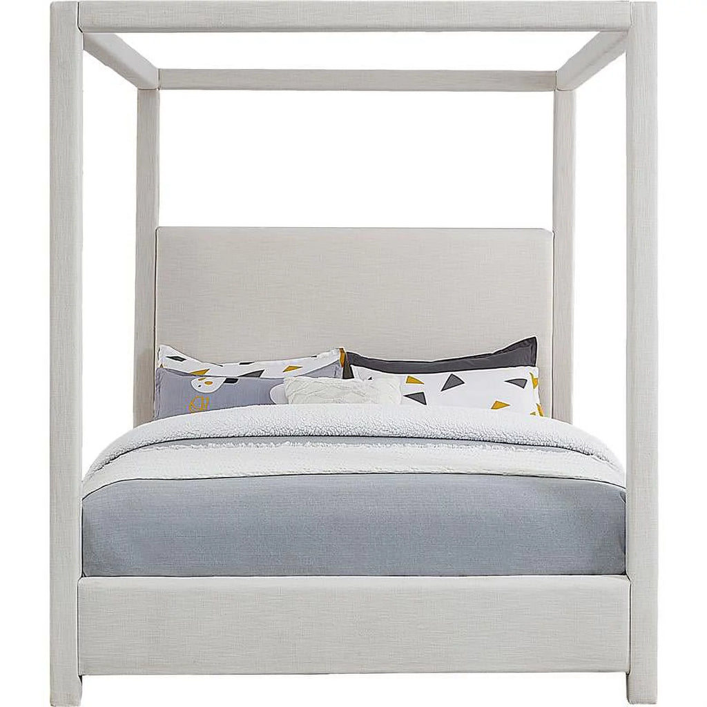 Cream King Bed V18958