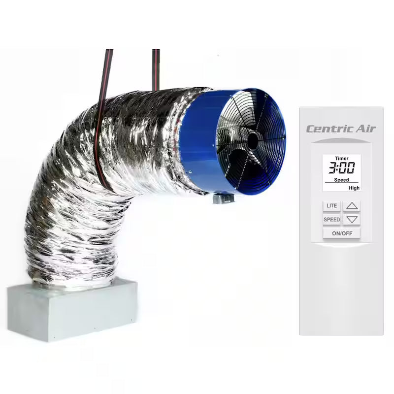 5500 CFM Whole House Fan with 2-Speed Remote K207