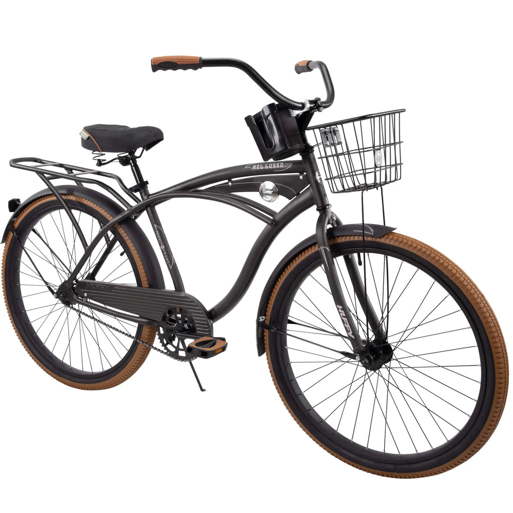 26 Inch Matte Black Cruiser Bike Z8693