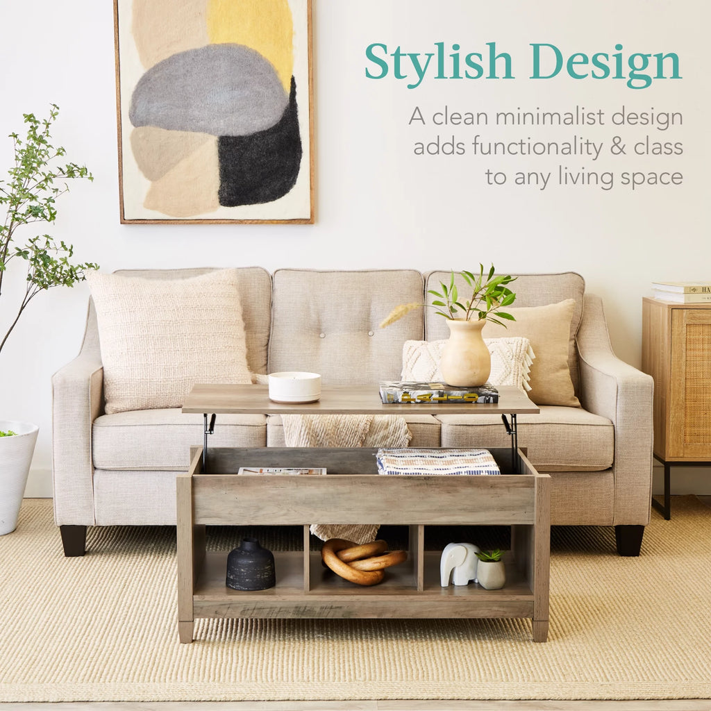 Lift Top Coffee Table with Hidden Storage K987368