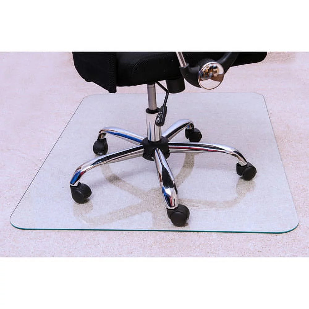 Glass Chairmat 60" x 48" Rectangle Clear M2103