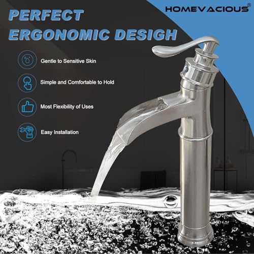 Brushed Nickel Brass Vessel Sink Faucet L93349