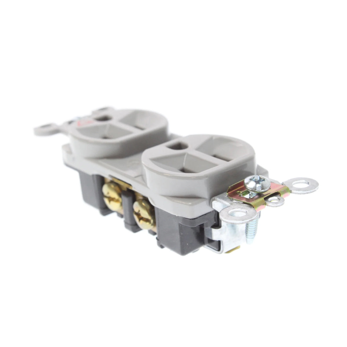15A 120V Gray Isolated Ground Duplex Receptacle N519895