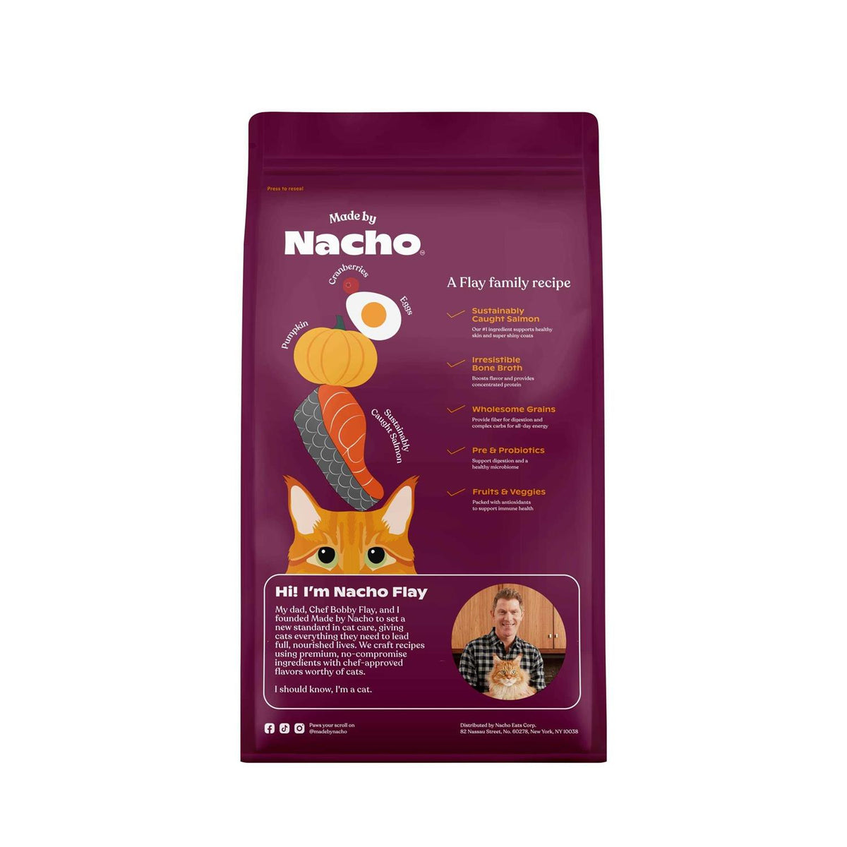 Salmon & Pumpkin Recipe Dry Cat Food N65956