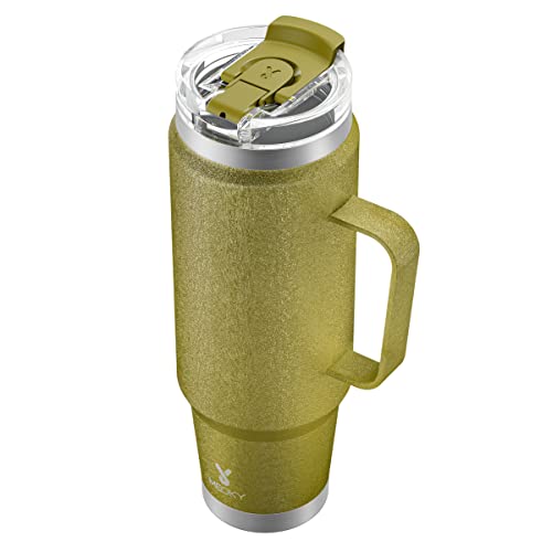 40oz Stainless Steel Vacuum Insulated Tumbler with Handle V10037