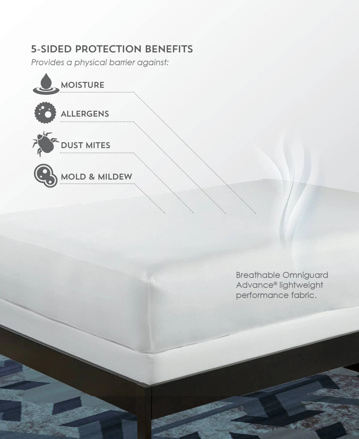 White Mattress Protector N412866