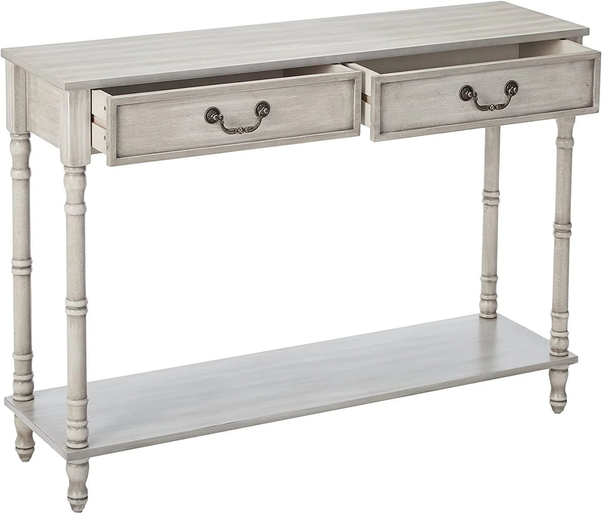 2 Drawer Wooden Console Sofa Table A560