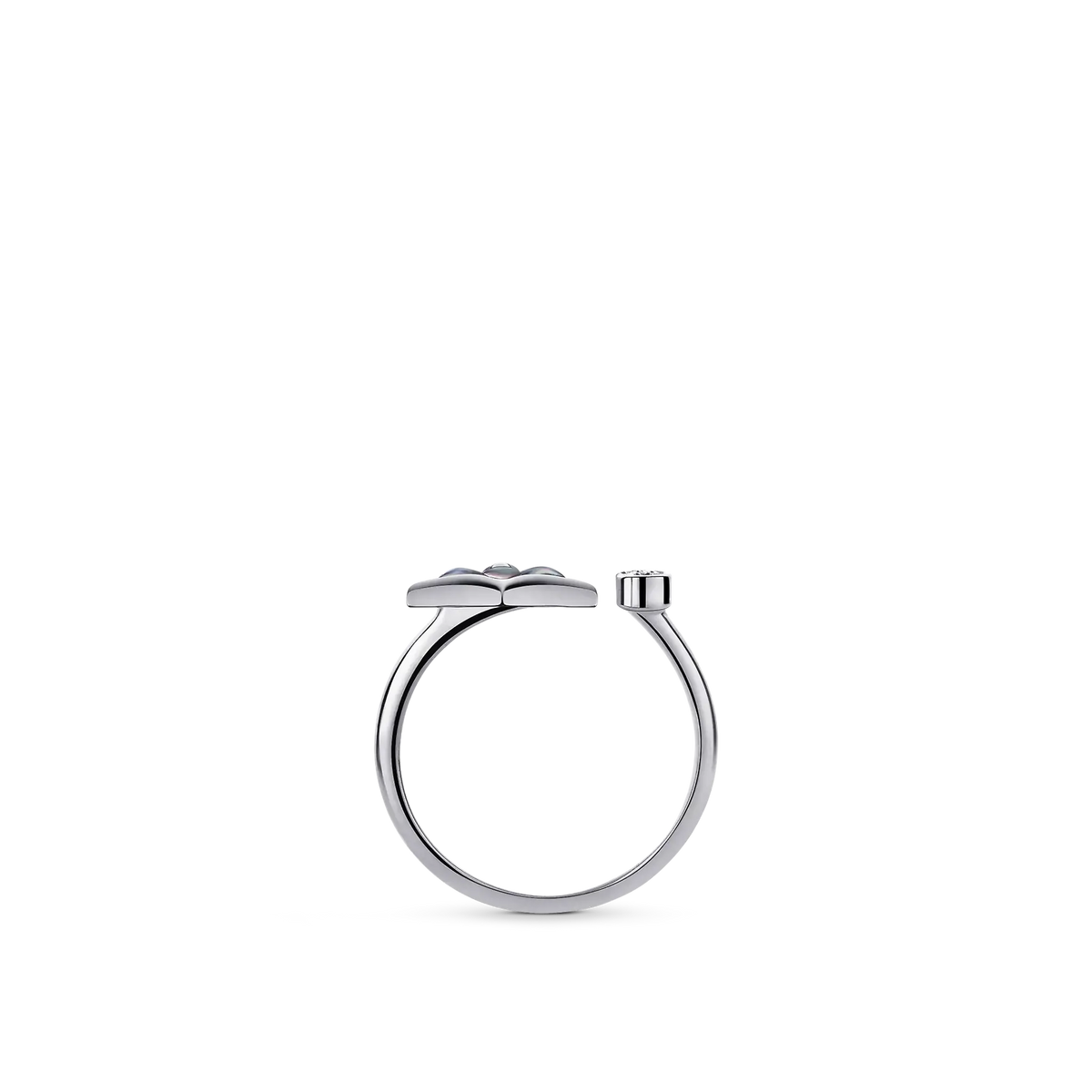 White Gold Diamond Ring Q577