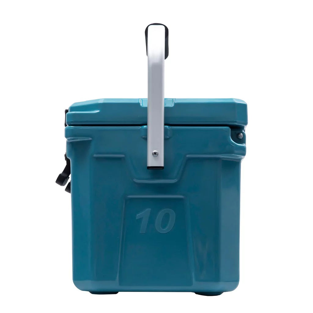 10L Cooler Ice Chest with Carry Handle and Cup Holders O8402
