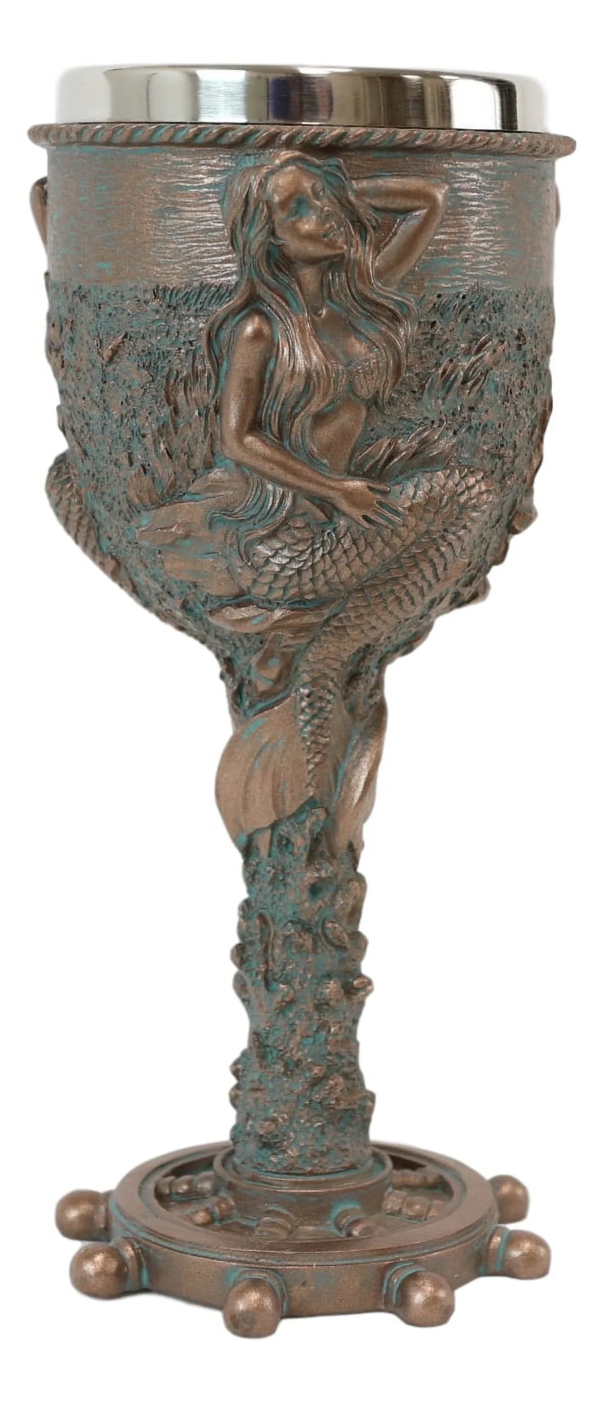 Mermaid Goblet 7.5" 5oz A154457