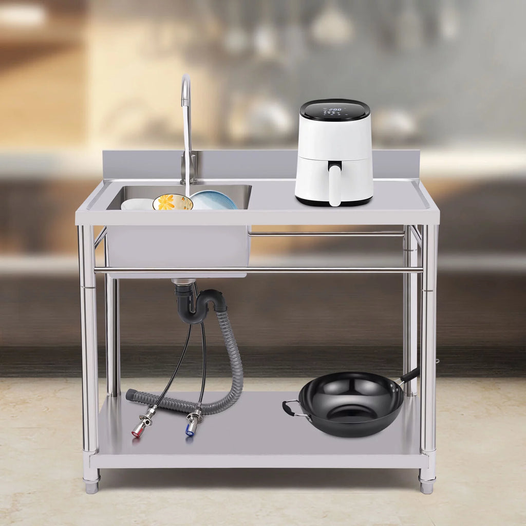 Stainless Steel 1 Compartment Utility Sink D793
