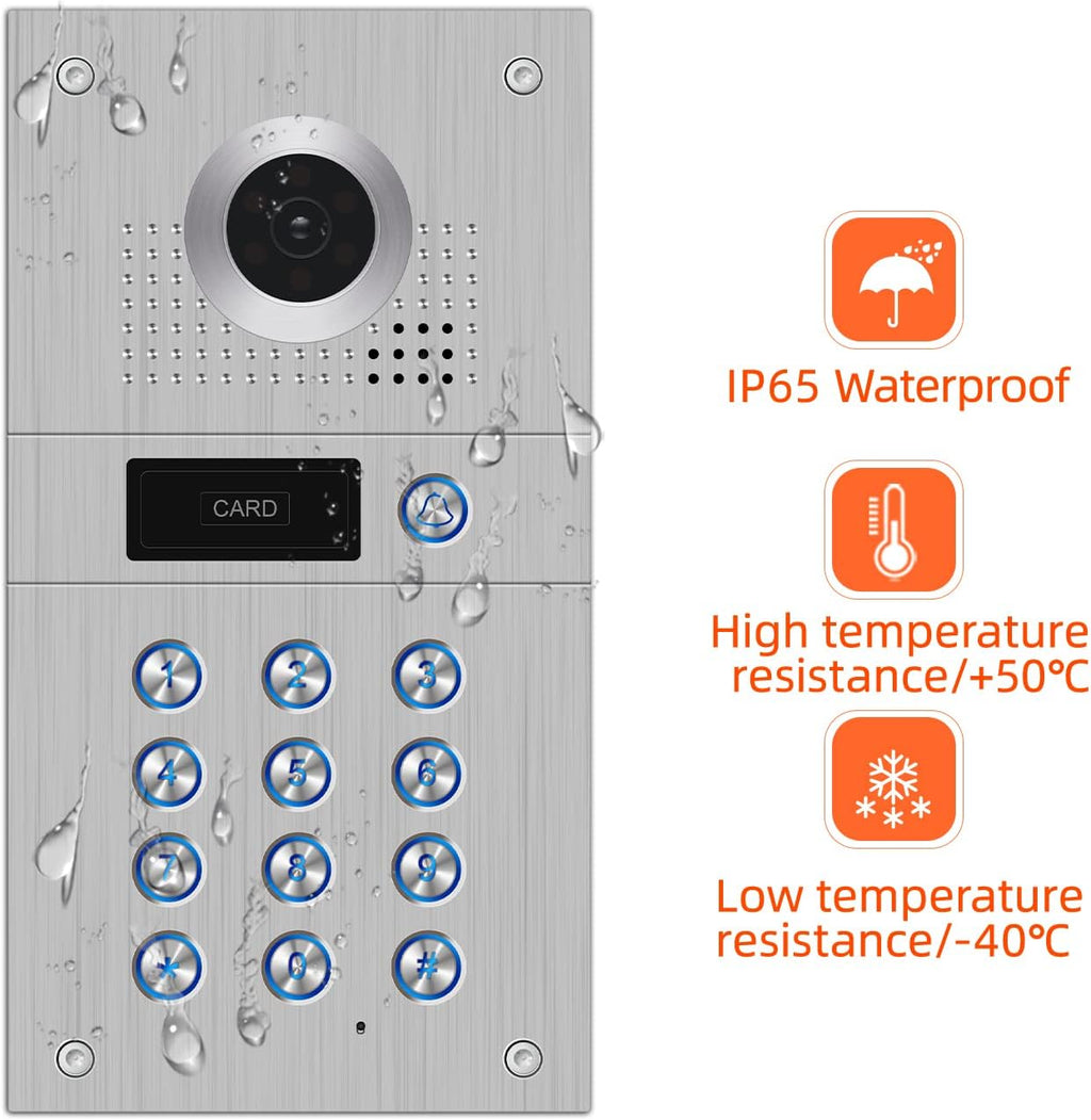 7 Inch Wired Video Doorbell 960P Camera IP65 Waterproof P23620