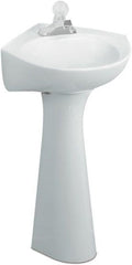 White Pedestal Lavatory Sink K65910