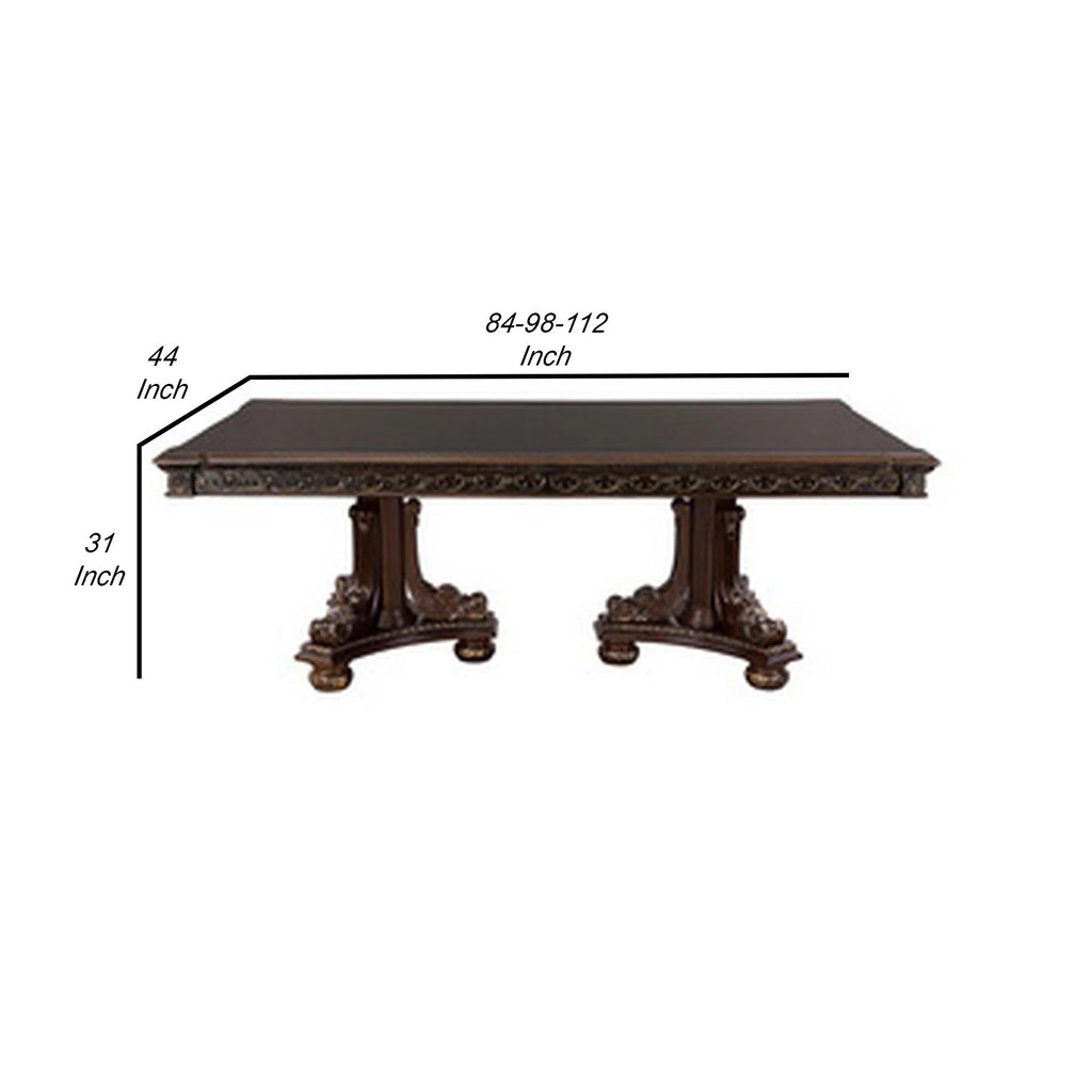 Brown Extendable Dining Table B9416