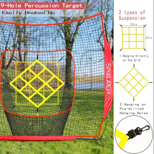 7 ft x 7 ft Baseball and Softball Net with Strike Zone G976
