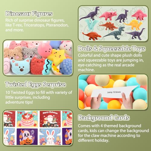 Unicorns Toy Claw Machine with Prizes S5306