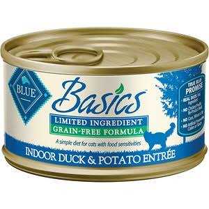 Grain Free Indoor Fish and Potato Entree Canned Cat Food 3-oz H9257