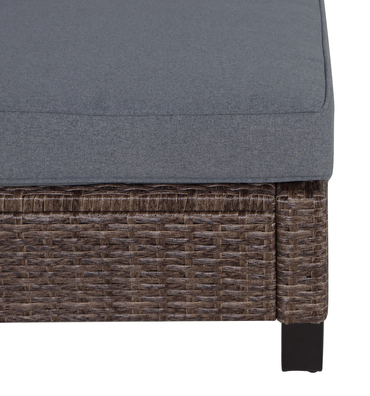 Gray Outdoor Chaise Lounge Chair Y8589