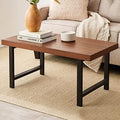 44in Rectangular Coffee Table with 2in Metal Legs A7532