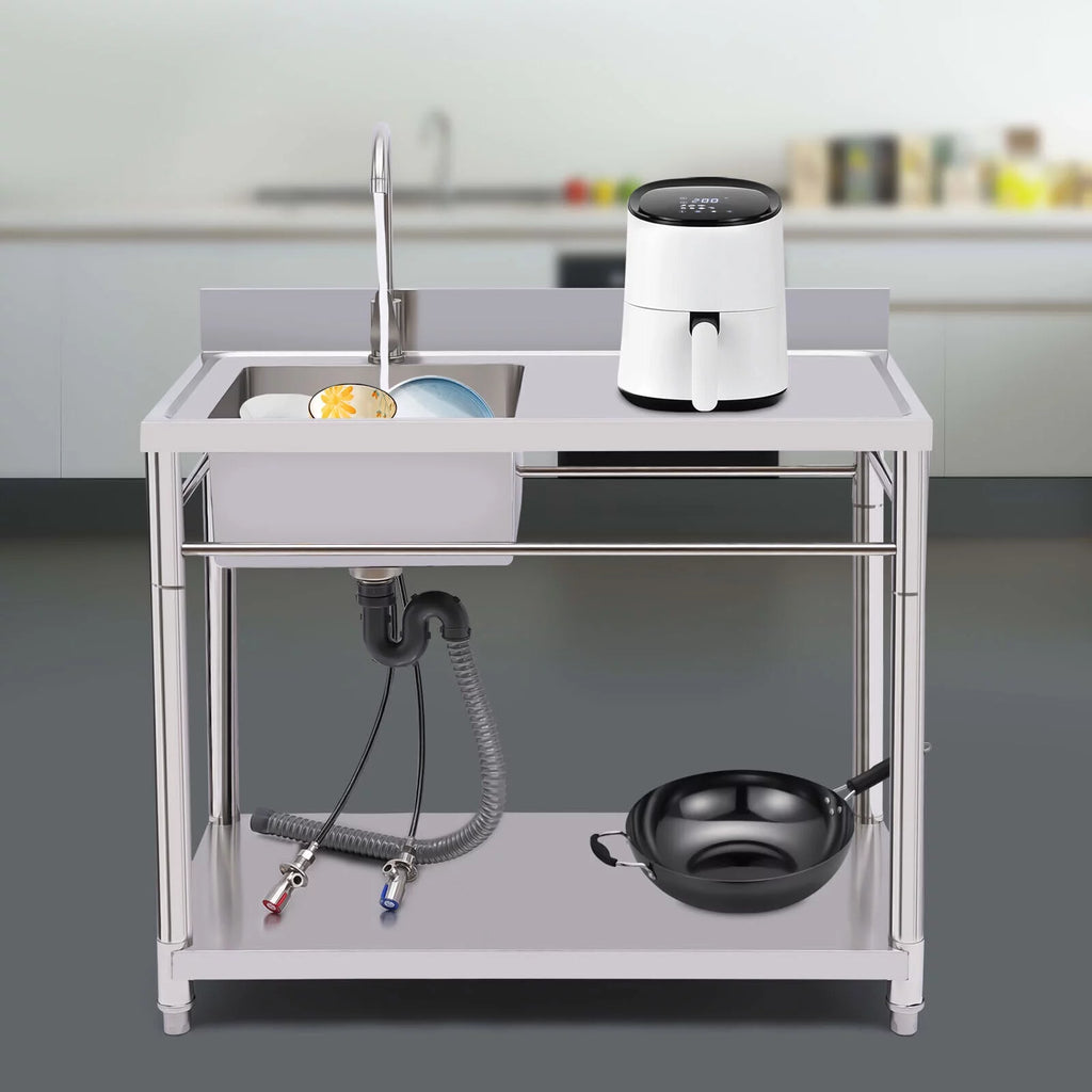 Stainless Steel 1 Compartment Utility Sink D793