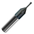 6-32 Carbide 3 Tooth Profile 3XD Micro-Thread Mill X34204