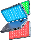 RGB LED Video Light Panel 10000mAh Rechargeable 18.5W 3200-5600K M173